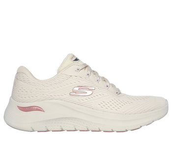 Sneakers bianche da donna in tessuto mesh Skechers Arch Fit 2.0 - Big League, Brand, SKU s313500416, Immagine 0